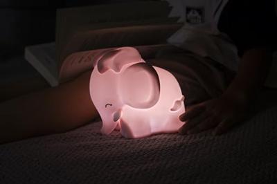 Oplaadbaar nachtlampje Maya de olifant - DHINK KONTIKI rozen