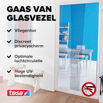 tesa COMFORT 55389-00020-00 Vliegenhor voor deur (b x h) 1200 mm x 2200 mm Wit 1 stuk(s) tesa COMFORT 55389-00020-00 Vliegenhor voor deur (b x h) 1200 mm x 2200 mm Wit 1 stuk(s)