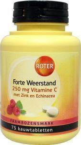 Roter Vitamine C 250 mg Met Zink Tabletten
