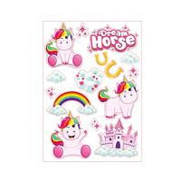 Toi-Toys Muurdeco stickers eenhoorn - thumbnail