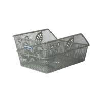 Basil cento flower s - fietsmand - achterop - olive green - thumbnail