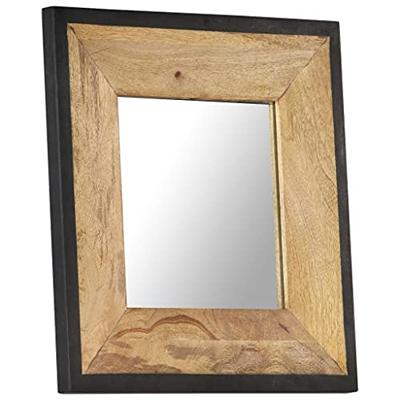 VidaXL Spiegel 50x50 cm massief mangohout VidaXL Spiegel 50x50 cm massief mangohout