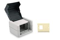 DIGITUS Data-aansluitdoos - outdoor netwerkdoos - voor 2 keystone-modules - klapdeksel - IP44 - opbouw - thumbnail