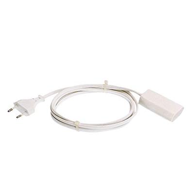 AS Schwabe 50131 Stroom Verlengkabel Wit 3.00 m H03VVH2-F 2X 0,75 mm²