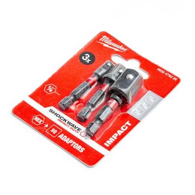 Milwaukee Dopadapter 1/4" zeskant naar 1/4", 3/8" & 1/2" vierkant - 4932479228