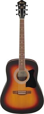 Ibanez V50NJP Open Pore Vintage Sunburst Jam Pack Quick Start westerngitaar-pakket - thumbnail