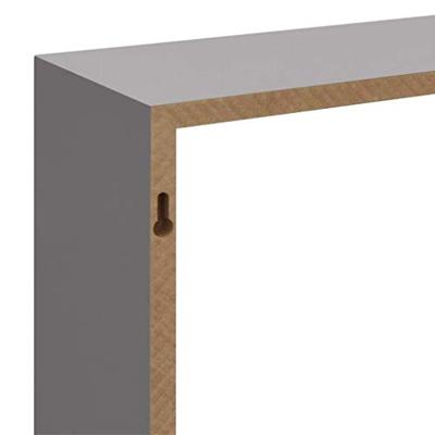VidaXL Wandschappen kubus 3 st mdf grijs VidaXL Wandschappen kubus 3 st mdf grijs
