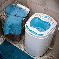 Mesko Home MS 8053 wasmachine Bovenbelading 3 kg Blauw, Wit - thumbnail