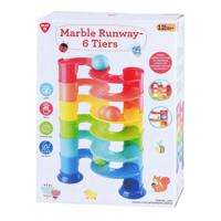 Playgo knikkerbaan met 2 grote ballen - 11dlg. - thumbnail