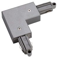 SLV 143052 230V-railsysteemcomponenten Hoekverbinder 1-fasig Zilver