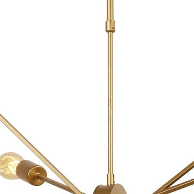 Searchlight Gouden hanglampAlpha Spider 10-lichts - 29010-10GO
