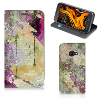 Bookcase Samsung Galaxy Xcover 4s Letter Painting - thumbnail