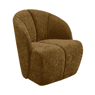 Woood Mojo fauteuil rib Honinggeel Woood Mojo fauteuil rib Honinggeel