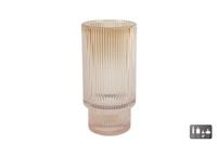 Windlicht Afke* luster amber glas - thumbnail