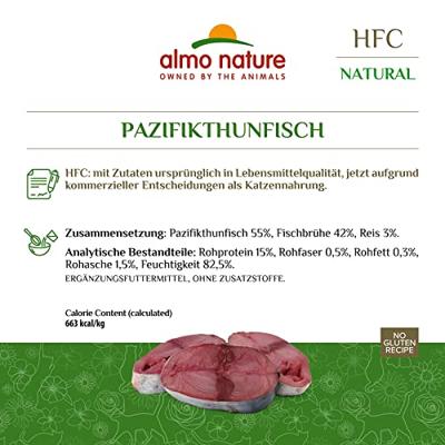 Almo Nature HFC Natural Pacifische tonijn natvoer kat (150 g) 24 x 150 g Almo Nature HFC Natural Pacifische tonijn natvoer kat (150 g) 24 x 150 g