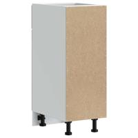 Keuken onderkast Lucca bewerkt hout hoogglans wit - thumbnail