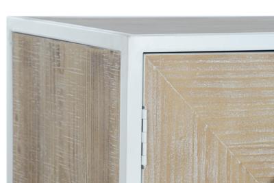 Wandtafel DKD Home Decor Wit Metaal Spar 120 x 35 x 90 cm