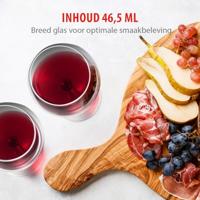 Alpina Rode Wijnglas Smoke 465ml 4 stuks - thumbnail