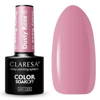 Claresa uv/led gellak 5ml dusty rose 8