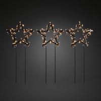 Konstsmide 4464-800 Sterren Goud LED Amber Energielabel: E (A - G) - thumbnail