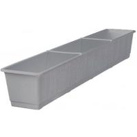 Balkonbak Standaard 100 cm - steengrijs - thumbnail