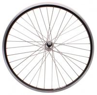 voorwiel Hybride 28 inch Parallex aluminium zwart - thumbnail