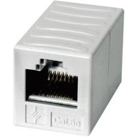 Telegärtner RJ45 Netwerk Adapter CAT 6 [1x RJ45-bus - 1x RJ45-bus] 60 m Alpine-wit - thumbnail