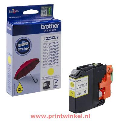 Brother Inktcartridge LC-225XLY Origineel Geel LC-225 XL Y