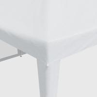 VidaXL Partytent met 12 mesh zijwanden 8x4 m hdpe wit - thumbnail