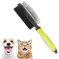 Nobleza Combiborstel voor hond en kat - thumbnail