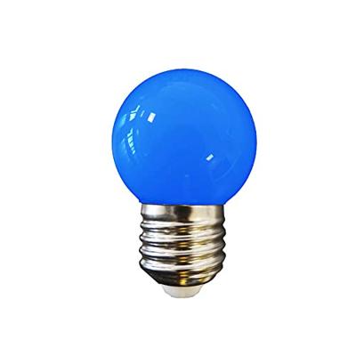 Enzo EDM LED kogellamp EDM E27 1,5W blauw LED8106 Enzo EDM LED kogellamp EDM E27 1,5W blauw LED8106
