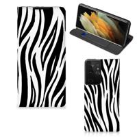 Samsung Galaxy S21 Ultra | Hoesje maken | Zebra - thumbnail