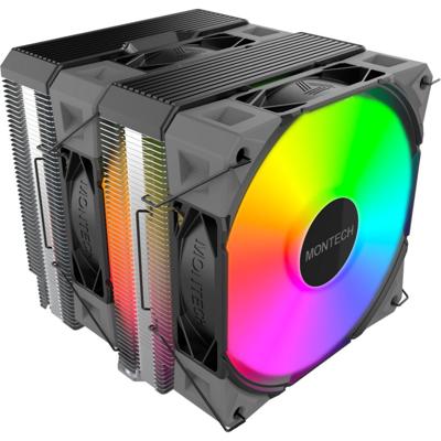 Montech nx600 argb cpu-koeler (zwart)