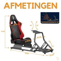 Ranqer Simulator Chair - Sim Racing seat - Racestoel - thumbnail