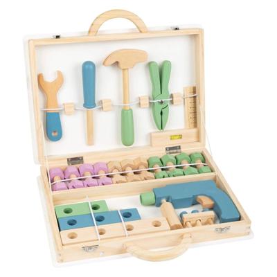 Small Foot - houten gereedschapskoffer nordic, 43dlg. Small Foot - houten gereedschapskoffer nordic, 43dlg.
