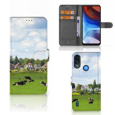 Motorola Moto E7i Power | E7 Power | Telefoonhoesje | Met pasjeshouder | Koeien Motorola Moto E7i Power | E7 Power | Telefoonhoesje | Met pasjeshouder | Koeien