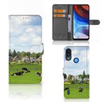 Motorola Moto E7i Power | E7 Power | Telefoonhoesje | Met pasjeshouder | Koeien - thumbnail