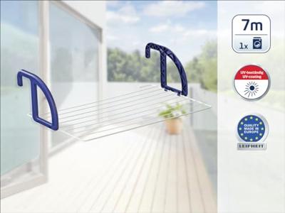 Leifheit 83056 classic 70 hangdroogrek blauw/wit - thumbnail