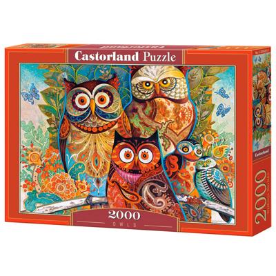 Selecta Castorland legpuzzel owls, 2000st. Selecta Castorland legpuzzel owls, 2000st.