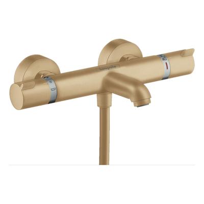 Hansgrohe Ecostat Comfort badkraan thermostatisch met omstel met koppelingen brushed bronze 13114140