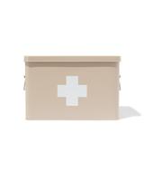 HEMA Medicijnbox mat zand 18x31.5x21 (zand) - thumbnail