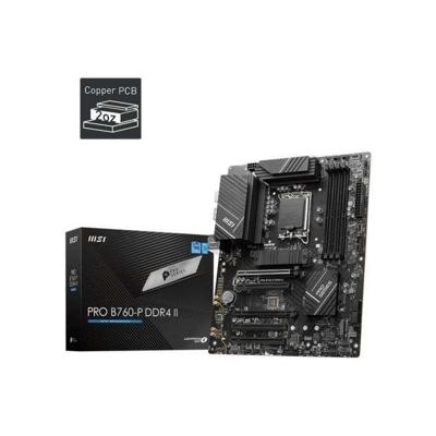 MSI PRO B760-P DDR4 II Moederbord Socket Intel LGA 1700 Vormfactor ATX Moederbord chipset Intel® B760 - thumbnail