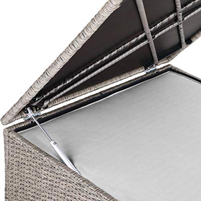 Polyrattan Kussenbox Beige 318L Polyrattan Kussenbox Beige 318L