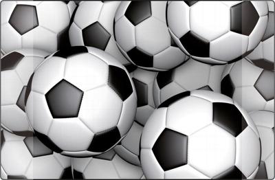 Kangaro k-0014d116 bureauonderlegger pp 38x58cm dessin voetballen