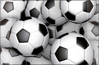 Kangaro k-0014d116 bureauonderlegger pp 38x58cm dessin voetballen - thumbnail