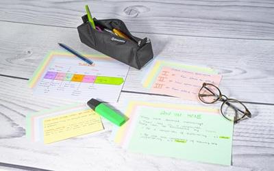 Systeemkaart Exacompta 100x150mm lijn wit 100 stuks