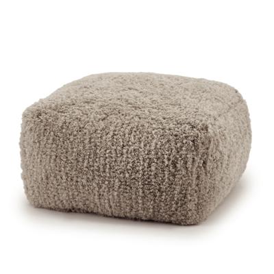 By-Boo Poef 'Fez' 60 x 60cm, kleur Taupe By-Boo Poef 'Fez' 60 x 60cm, kleur Taupe