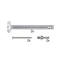 Paulmann 17824 12V-kabelsysteemcomponenten Afbuiger Set van 2 stuks Chroom - thumbnail