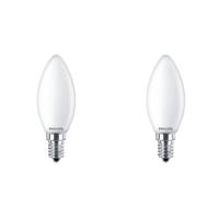 Philips Lichtbron kaars 4,3W - E14 - 2700K - 470 lumen set van 2 wit 929001345367 - thumbnail
