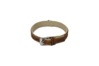 Beeztees Comfort - Halsband Hond - Leer - Bruin - 35 cm x 17 mm - thumbnail